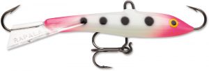 Rapala W9GPSQ Jigging Rap 9 Glow Pink Squirrel
