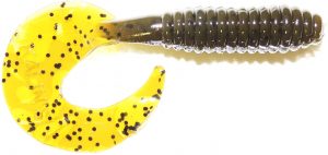 Kalins 3G10-682 Lunker Grub 3" Green Pumpkin