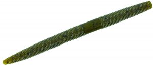 Gary Yamamoto 9-10-297 Senko Grn Pumpkin w/Blk 5"